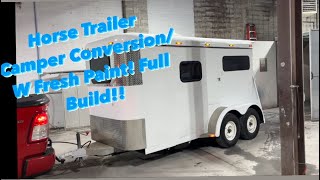 From Stall to Comfort Horse Trailer Camper Conversion Full Build Journey [upl. by Ann-Marie105]