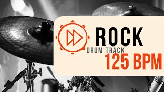 125 BPM  Rock Drum Beat  Backing Track 50 [upl. by Atnim447]