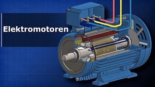 Wie Elektromotoren funktionieren Drehstrommotoren Dreiphasen Wechselstrommotor Induktionsmotor [upl. by Toll636]