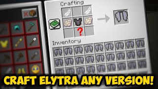 How to Craft Elytra in Minecraft  All Editions [upl. by Thordis]