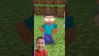 Baby steve vs mutant zombiepoi poi poi poi poi minecraft shorts gaming [upl. by Sissie]