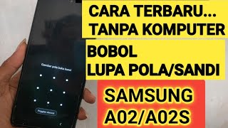 cara reset hp Samsung a02 lupa pola atau sandi dengan mudah tanpa komputer gratis [upl. by Hgielyak]