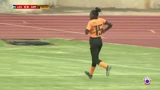 Lesotho 09 Zambia  90 in 9 minutes Highlights  COSAFA U20 Women Championship [upl. by Kcarb]