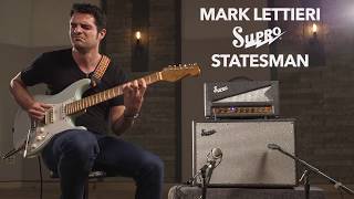 Mark Lettieri of Snarky Puppy demos the Supro 1699RH Statesman Amplifier w 2x12 Cab [upl. by Tyika]