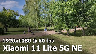 Xiaomi 11 Lite 5G NE  FHD 1080p 60 fps camera video sample [upl. by Rothschild417]