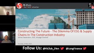 Constructing The Future  The Dilemma Of ESG amp Supply Chains In The Construction Industry [upl. by Arac]