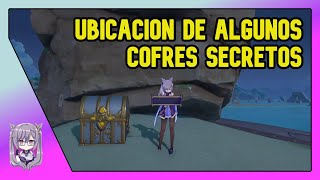 UBICACION Y COMO CONSEGUIR ALGUNOS COFRES SECRETOS DE INAZUMA  Genshin Impact Gameplay Español [upl. by Aerona544]