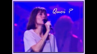 Jane Birkin  Quoi  LIVE HQ STEREO 1991 [upl. by Christos956]