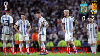 Lo Bajaron al Campeón  Análisis de la derrota de Argentina contra Uruguay 02 en La Bombonera [upl. by Roswald]