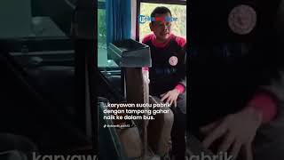 VIRAL Momen Kocak Pendemo Salah Sasaran Nyuruh Turun Penumpang Bus yang Isinya Anak Study Tour [upl. by Aldredge]