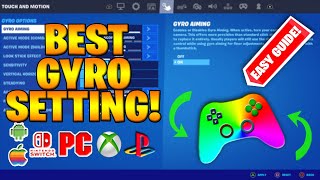 The BEST Gyro Aim amp Flick Stick Controls SETTINGS in Fortnite PS4PS5XBOXPCSWITCHMOBILE [upl. by Cutler]