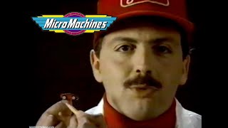 1987 Micro Machines Car amp Playset Commercial Featuring John Moschitta the Micro Machine Man [upl. by Oatis]