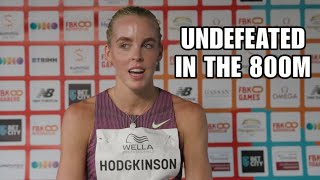 Keely Hodgkinson 800m FBK Games [upl. by Bobbi377]