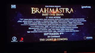 brahmastra trailer theatre reaction [upl. by Tenrag]