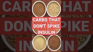 Carbs That Dont Spike Insulin shorts short shortvideo [upl. by Tikna]