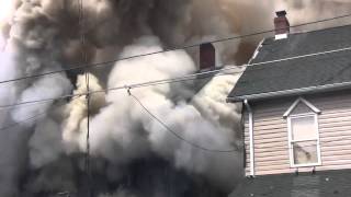 33011 Slatington Pa ThreeAlarm Fire [upl. by Netsreik]