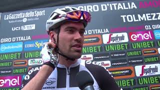 Tom Dumoulin  Interview at the start  Stage 15  Giro dItalia  Tour of Italy 2018 [upl. by Ochs]