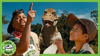 Giant TRex Gets Hungry Kids Dinosaur Adventure amp Surprise Dinosaur Box Dinosaurs For Kids [upl. by Buschi60]