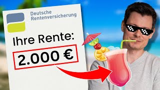 So viel musst du für 2000 Euro Rente verdienen echt heftig [upl. by Jenei]