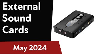 TOP5 Best External Sound Cards 2024 [upl. by Nalahs]