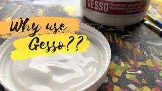 Why should I use GESSO  How to use clear gesso on Paint by numbers canvas [upl. by Tallia370]