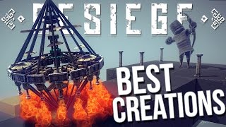 Besiege Best Creations  Diamond Helicopter Perpetual Motion Flying Car amp More [upl. by Sandeep]