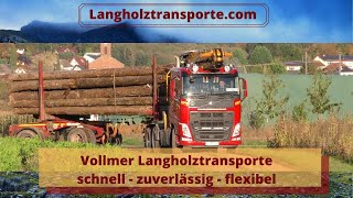 Vollmer Langholztransporte im Schwarzwald  schnell  zuverlässig  flexibel [upl. by Monique326]