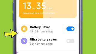 Battery Saver amp Ultra Battery Saver Setting In Redmi Note 11 Pro [upl. by Ettevey879]