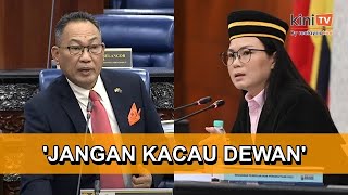 Dewan kecoh isu papan tanda MP Pendang diarah keluar dewan [upl. by Laurens]