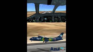 Landing with the ATR in Confins ROUTE SBKPSBCF aviation rfsgameplay gameplay automobile [upl. by Ailaht]