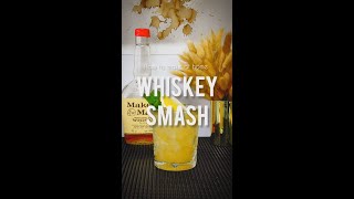 How to make a Whiskey Smash cocktail at home recipe [upl. by Nieberg524]