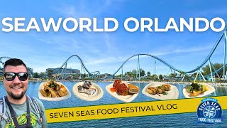 Rides Seven Seas Food Festival Shows amp MORE  SeaWorld Orlando April 2024 [upl. by Tlok]