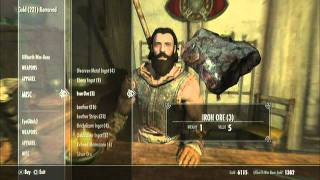 Skyrim how to max out smithing easily [upl. by Krebs]