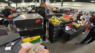 DROVE TO BOSTON GOT SOLE TO SPEND 20k TRIED TO TAKE OUR TABLE SPACE BUYING ALL THE JORDAN 4 I SEE [upl. by Aitsirhc871]