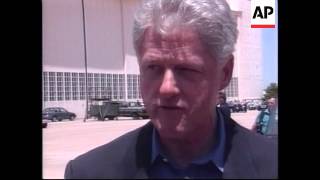 USA CLINTONS REACTION TO BOMBING OF CHINESE EMBASSY [upl. by Fullerton]