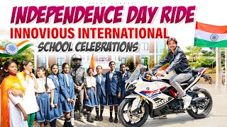 Independence day ride  S4 foodcourt  BMW G310 RR  Innovious International School [upl. by Eliott]