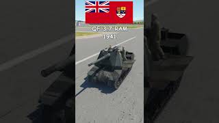 All Canadian Vehicles warthunder countries tanks [upl. by Inaffets827]