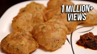 Aloo Puri Recipe  Popular Breakfast Snack Recipe  Ruchis Kitchen [upl. by Schmidt]