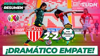 HIGHLIGHTS  Necaxa 22 Santos  AP2023J11  Liga Mx Femenil  TUDN [upl. by Tekcirk]