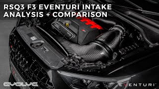 Eventuri Intake for RSQ3 F3  Detailed look and comparison with stock [upl. by Ramonda]