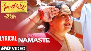 Namasthe Full Song With Lyrics  Nela Ticket Songs  Raviteja Malavika Sharma [upl. by Arded393]