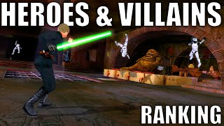 Battlefront 2 Classic 2005 Heroes amp Villains Tier List  STAR WARS [upl. by Snebur]