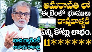 Actor Murali Mohan About Amaravathi Land Rates  Chandrababu  Murali Mohan Interview [upl. by Apfel171]