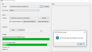 HTTP File Downloader [upl. by Arataj31]