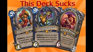 This is my LEAST favorite deck Blizzard has ever created  Showdown In the Badlands Hearthstone Wild [upl. by Aleuqahs]