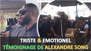 ALEXANDRE SONG À DSCHANG  QUEL TEMOIGNAGE EMOTIONEL lors de lENTERREMENT DE LANDRY NGUEMO [upl. by Lamek280]