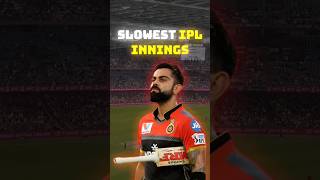 Slowest Innings Played in IPL [upl. by Ailedua]