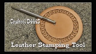 Craftool D444 Leather Stamping Tool [upl. by Nairadas292]