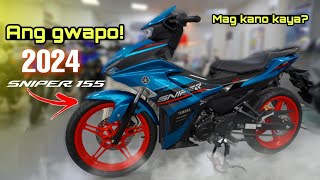 2024 All new Yamaha Sniper 155 Mas pinanganda ang porma Mag kano kaya Walkthrough Review [upl. by Anitnahs]