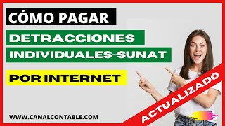 ✅¿Cómo pagar la DETRACCION sunat POR INTERNET AUTODETRACCION SUNAT DE LAS FACTURAS  FACIL Y RAPIDO [upl. by Nauqas647]